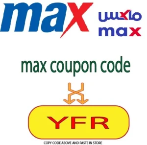 max coupon code