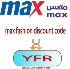 max fashion discount code