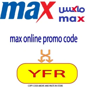 max online promo code