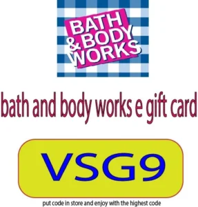 bath and body works e gift card