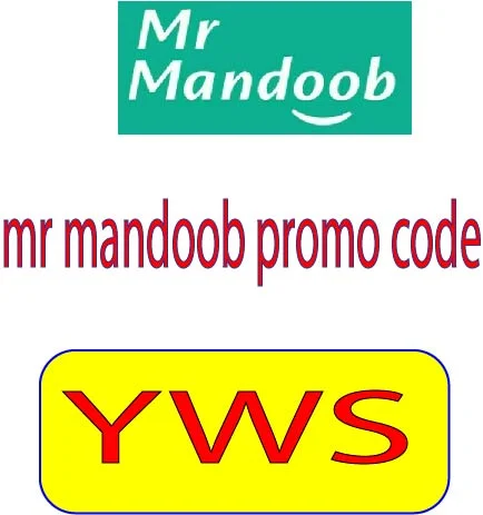 mr mandoob promo code