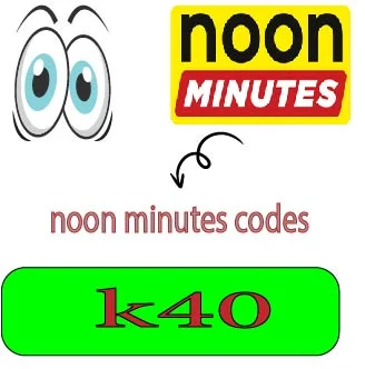 noon minutes codes