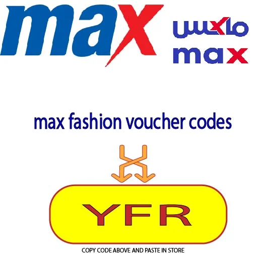 max fashion voucher codes