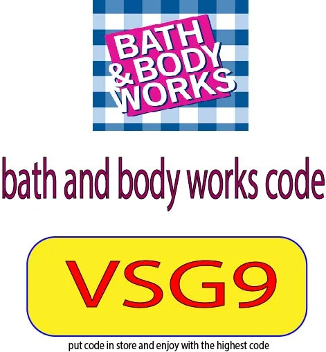 bath and body works code