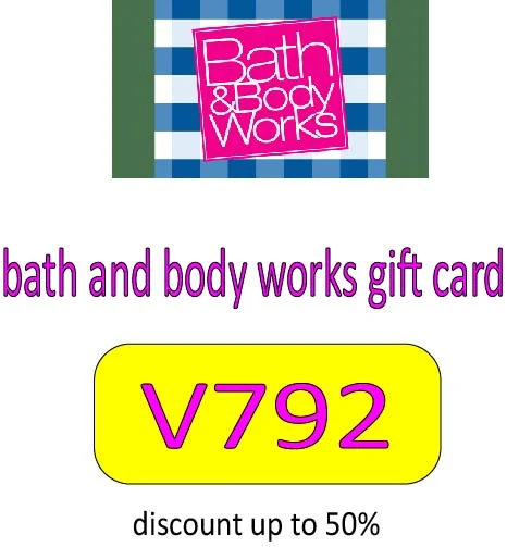 bath and body works gift card