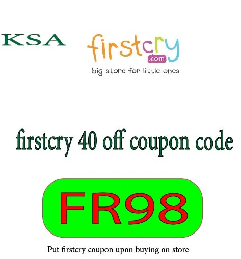 firstcry 40 off coupon code