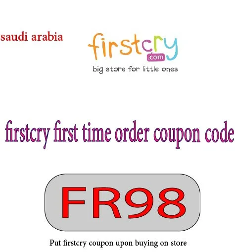 firstcry first time order coupon code