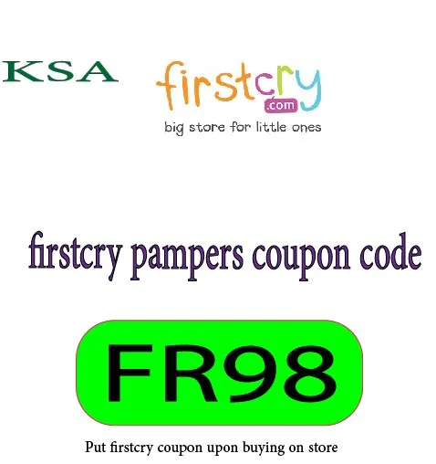 firstcry pampers coupon code